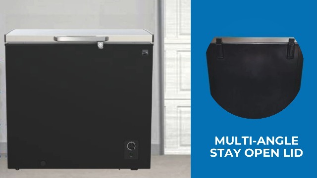 Kenmore Deep Freezer - 5.0 Cubic Feet Black Convertible